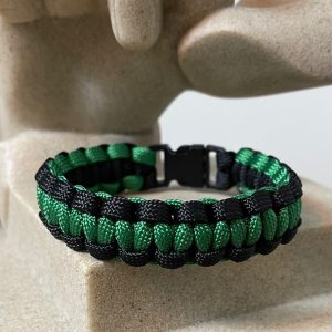 Cobra Weave Paracord Bracelet – Handmade, Custom Sized - Image 1