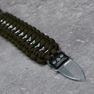 Men's Paracord Bracelet with Knife Buckle - Image 4